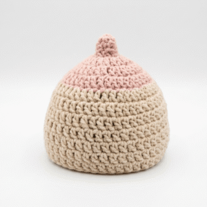 0-3 Month crochet beanie - Image 2