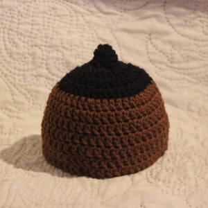 Newborn crochet beanie - Image 1