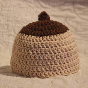 0-3 Month crochet beanie - Image 3